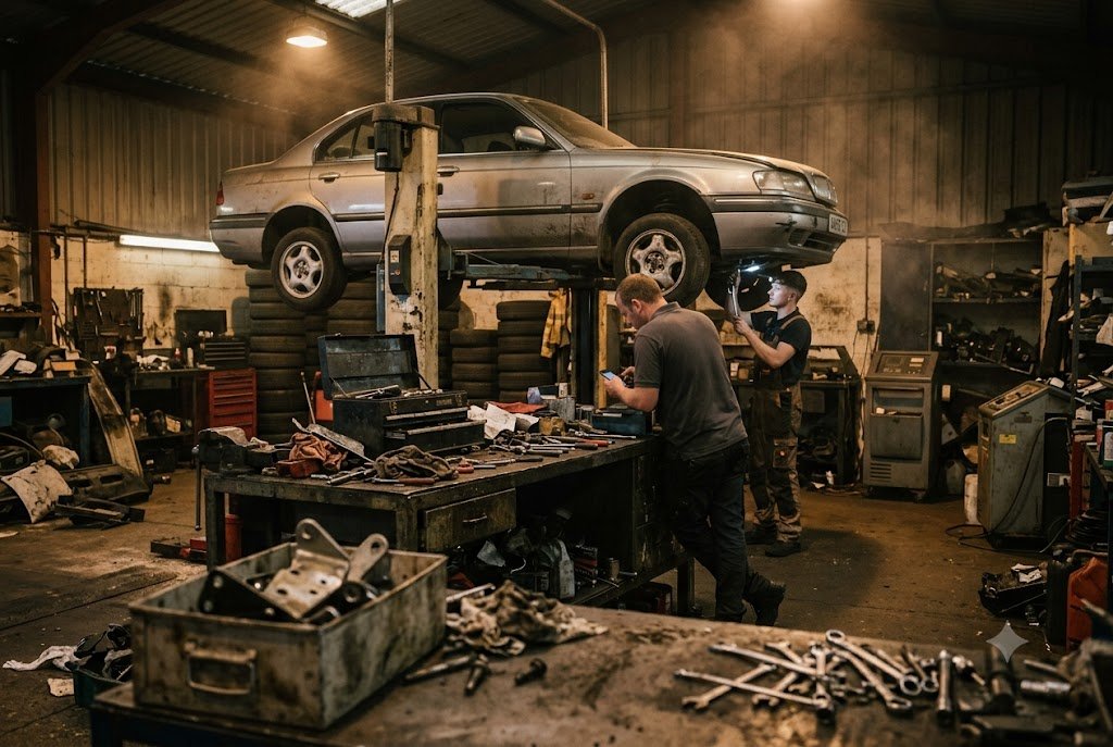 Bosun for vehicle workshops